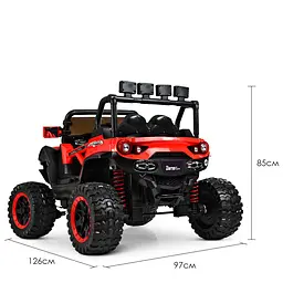 Електромобіль дитячий Bambi Джип M 3804EBLR-3 з музикою та світлом - мініатюра 2