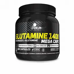 Амінокислота Glutamine 1400 Mega Caps, 300 капсул Olimp fit0018962 - мініатюра 1