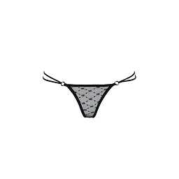 Трусики із зав'язочками з боків ZITA THONG black - Passion Exclusive L/XL - мініатюра 5