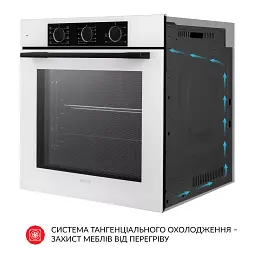 Духова шафа електрична Weilor FPO6F8WT - мініатюра 9