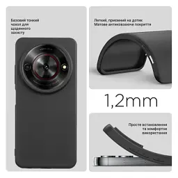 Чохол до мобільного телефона BeCover ZTE Blade A75 5G Black (712289) - мініатюра 3
