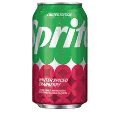 Газований напій Sprite Winter Spiced Cranberry 355 мл