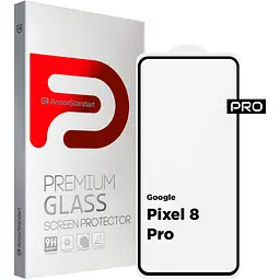 Захисне скло ArmorStandart Full Pro Glass для Google Pixel 8 Pro Black (ARM72908) [106036]