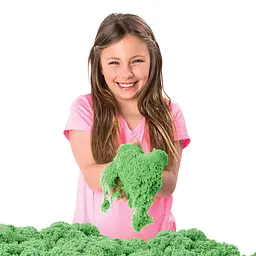 Набір піску для дитячої творчості Wacky-Tivities Kinetic Sand, зелений, 454 г (71402G) - мініатюра 3