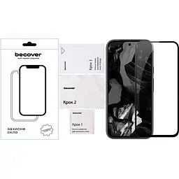 Захисне скло BeCover для Google Pixel 8a Black (711663) - мініатюра 2