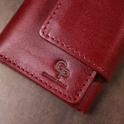 Практичне жіноче портмоне Grande Pelle 11574 бордове - мініатюра 10