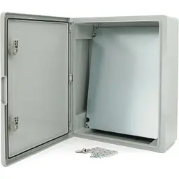 Шафа настінна ADAL PANO 500х400х180, IP65, Бокс ударостійкий, ABS пластик (108881) - мініатюра 2