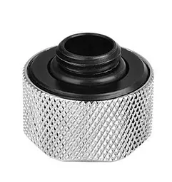 Фитинг Thermaltake Pacific C-Pro G1/4 PETG 16mm OD Compression - Chrome/DIY LCS (CL-W213-CU00SL-A) - мініатюра 2