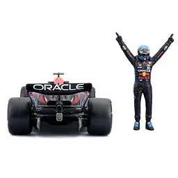 Автомодель з фігуркою – ORACLE RED BULL RACING RB20 (2024) (1:24) Bburago 18-28060 (#1) - мініатюра 5