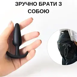 Набор анальных пробок I’MCUM Black Touch 7in1 6 пробок и вибропуля Черный (IM-KGS214) - мініатюра 8