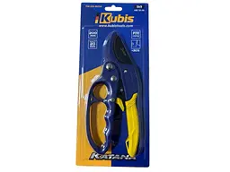 Секатор KUBIS L=200мм L= з храповим механ., max ∅20мм, лезо з тефлоновим покриттям SK5 арт.02-05-6014