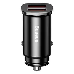 Адаптер автомобільний BASEUS Square metal QC3.0 2 USB 30 W 5 A CCALL-DS01