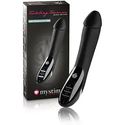 Вібратор з електростимуляцією Mystim Tickling Truman eStim Black - мініатюра 11