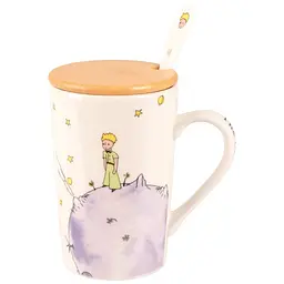 Чашка Led Little Prince з бамбуковою кришкою та ложкою 360 мл (B060500)