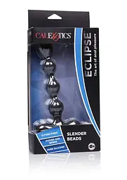Анальні намиста з вібрацією CalExotics Eclipse Slender Beads 17.8 см (чорний) - мініатюра 7