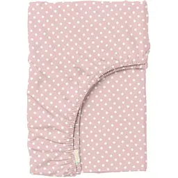 Простирадло Cosas на резинці в дитяче ліжечко 60х120 rose dots, рожевий (ГорохРоз_120)