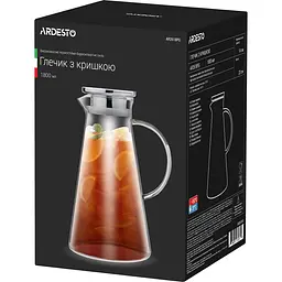 Глечик Ardesto з кришкою 1.8 л (AR2618PG) - мініатюра 2