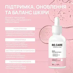 Сироватка з PDRN спікулами для відновлення шкіри обличчя Repair PDRN Spicule Serum RE.CARE 30 мл - мініатюра 4