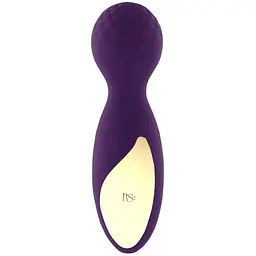 Вібромасажер Rianne S Lovely Leopard Mini Wand 12 см фіолетовий