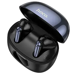 Бездротові навушники Hoco EQ18 Field ANC+ENC noise cancelling true wireless BT headset, BT5.4, 35mAh, 300mAh, 5-6h, black - мініатюра 2