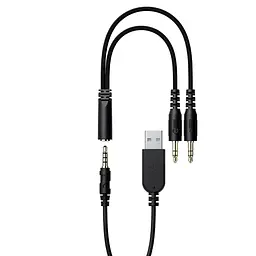 Навушники ігрові ACEFAST H16 gaming wired headset Black - мініатюра 4