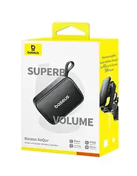 Акустика портативна Baseus AeQur 30 Mini Portable Wireless Speaker до 12 годин чорна - мініатюра 4