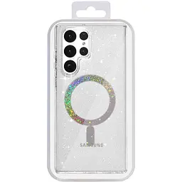 Чохол TPU Eclipse Sparkle Magnetic Fit для Samsung Galaxy S25 Ultra Clear - мініатюра 6
