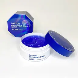 Небесно-блакитні гідрогелеві патчі для очей Shooting star season2 sky blue eye patch Gaston 60 шт - мініатюра 4