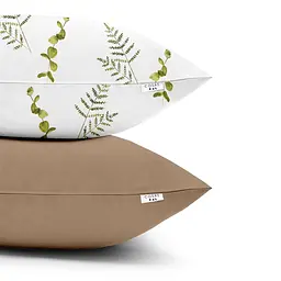 Набір наволочок Cosas G&B foliage 50х70 см шоколадний (SetPillow_FoliageGreen_Brown_50х70) - мініатюра 3