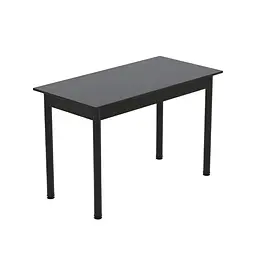 Стіл кухонний Ferrum-decor Беніта 75x120x60 Чорний ДСП Сосна Кембра 16мм (FRD-105692)