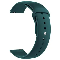 Ремінець ArmorStandart Silicone Watch Strap 20mm Dark Green (ARM89318)