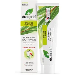 Зубна паста з екстрактом чайного дерева Dr.Organic 100 мл