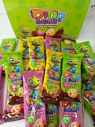 Шоколадні яйця динозавра DINO у пакеті 10 г 30шт