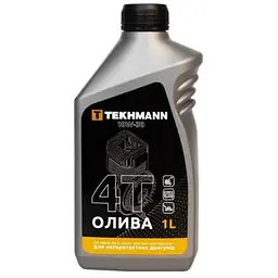Моторна олива Tekhmann 4Т API SL SAE10W-30, 1л для малих чотирьохтактних двигунів (873414)