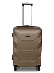 Валіза середня M Madisson Snowball 32303 пластикова 70л Шампань - мініатюра 2