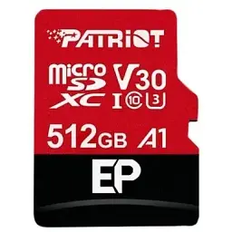 Карта пам'яті Patriot 512GB microSD class 10 UHS-I U3 (PEF512GEP31MCX)