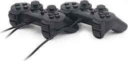 Геймпад подвійний Gembird JPD-UDV2-01 USB black - мініатюра 2