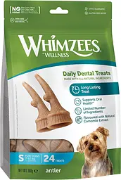 Натуральні ласощі для собак WHIMZEES Antler S 24 шт.