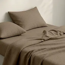 Простирадло на резинці з текстурованої бавовни 200х220х30 ESPRESSO COSAS (2200000066084) - мініатюра 2