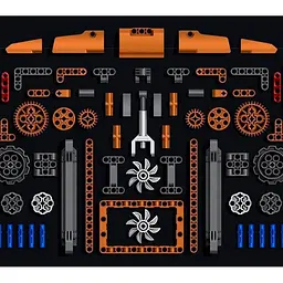 Конструктор ONEBOT Pioneer Engineering Vehicle (XJXL07IQI) [81692] - мініатюра 6