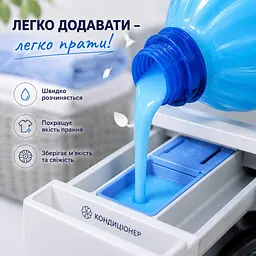 Кондиціонер для білизни Чарівниця Magic "Хвиля свіжості" - пом'якшувач тканин із приємним ароматом 5 кг - мініатюра 2