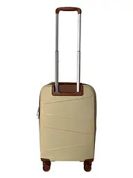 Валіза Worldline Airtex 293 колір кремовий розмір маленький S - мініатюра 6