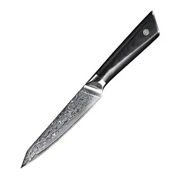 Ніж універсальний Damascus DK-LKB 5007 VG-10 дамаська сталь 67 шарів лезо 13 см