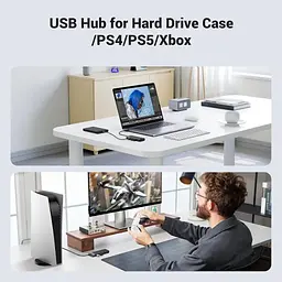 Концентратор Ugreen USB 3.0 to 4xUSB 3.2 Gen1 CM653 black (15548) - мініатюра 9