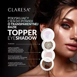 Тіні для повік Claresa Topper Eyeshadow тон 03 (Starlight) 1.2 г - мініатюра 4