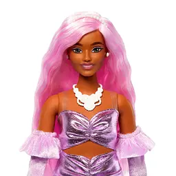 Лялька Barbie Deluxe style Barbiecore Модниця у сукні металік (HYV25) - мініатюра 4