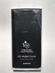 Чохол-книжка Official LED Wallet View Cover EF-NG991PBEGRU для Samsung Galaxy S21 (6.2") Чорний - мініатюра 8