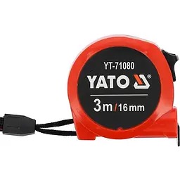 Рулетка Yato 3 м x 16 мм (YT-71080) - мініатюра 2