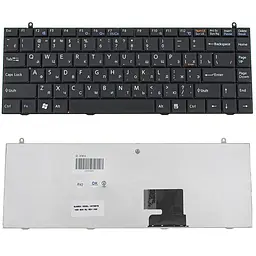 Клавіатура для ноутбука SONY (VGN-FZ series) rus чорний