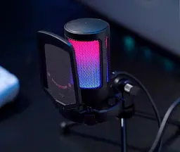 Мікрофон Fifine Ampligame A6V Black, конденсаторний | Тринога в комплекті | RGB підсвітка - мініатюра 6